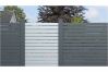 Delta EASY-ROM ALU-Rhombuszaun, anthrazit 60x180cm
