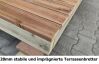 Saunahaus HALMAR 4 PLUS 405 x228 cm; 40mm Doppelnut; inkl. Terrasse; inkl. Boden