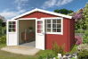 Gartenhaus AXEL 230 - 380 x 230 cm, 28 mm, natur / farbig