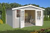 Lasita Maja Gartenhaus DALLAS  396 x 312 cm 28 mm natur / farbig
