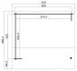 Gartenhaus Unterstand KIRIAN 300; 380 x 300 cm; 28 mm Blockbohlen; LICHT GRAU lackiert