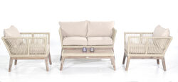 Lounge-Gruppe Lounge Sofa Set "Delta" sand...