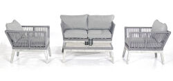 Lounge-Gruppe Lounge Sofa Set "Delta" grau...
