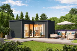 Lasita Maja Premium Gartenhaus DOMEO 6 ISO...