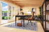 Gartenhaus SUSSEX 2 ISO; 590x380cm; 44mm Doppelnut; inkl. Boden