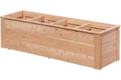 Pflanzkasten Lärche NARO 4er / 134x38x39 cm