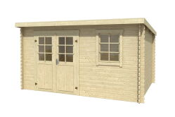 Gartenhaus AMIRA 275 PLUS, 380 x 275 cm, 40 mm Blockbohlen