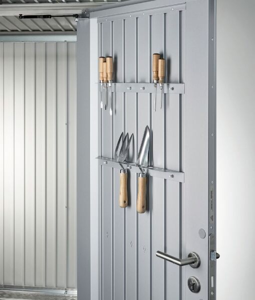 Biohort Werkzeughalter Tür zu AvantGarde, HighLine, Panorama, HighBoard 2 Stk-Pkg, quarzgrau-metallic 51,6 x 3,5 x 5