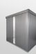 Biohort Getöntes Lichtpaneel Gerätehaus Neo, silber-metallic 32 x 3,3 x 207