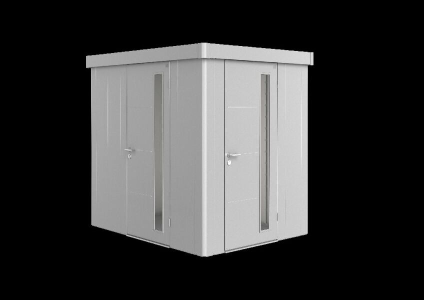 Biohort Zusatztür HighLine, AvantGarde, Panorama dunkelgrau-metallic 79,2 x 3 x 185