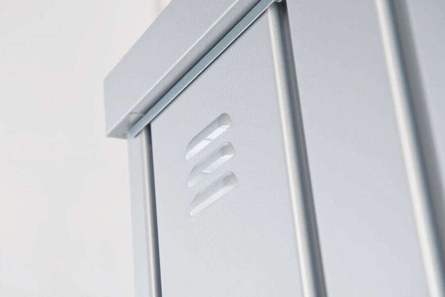 Biohort Geräteschrank Gr. 230 quarzgrau-metallic 230 x 83 x 182,5