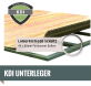 Karibu Saunahaus TOPGARDEN 7 / THEO / ohne Ofen / *AKTION*