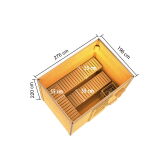 Karibu Saunahaus TOPGARDEN 7 / THEO / mit 9KW BIO Ofen externe Strg. / *AKTION*