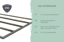 Gartenhaus TINTRUP 364x244 cm, 28mm, naturbelassen