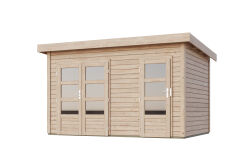 Gartenhaus TINTRUP 364x244 cm, 28mm, naturbelassen