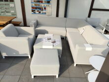 Tuindeco Lounge Komplett-Set Colorado Springs, ALU/Textilene/Quickdry-Schaum