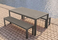 Tuindeco Picknickset Sevilla ALU/anthrazit schwarz...