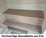 Saunahaus HALMAR 3 PLUS ISO 300 x228 cm; 70mm Doppelnut; inkl. Terrasse; inkl. Boden