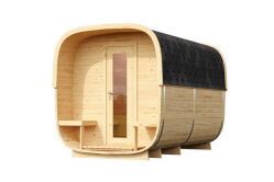 Saunafass BUS Quadratisch Modell Fichte Natur 330 x 219...