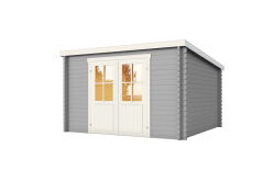 Gartenhaus JONTE Flachdach 312x312 cm (L), 40mm...