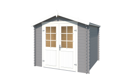 Gartenhaus MORAVA A 250x250 cm, inkl. Dachpappe, ohne...