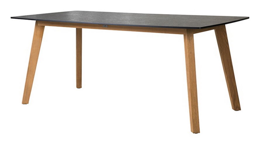Diamond Garden Tisch Kansas 2, 182x92 cm Teak/HPL-Schiefer - DiGa Compact (HPL)