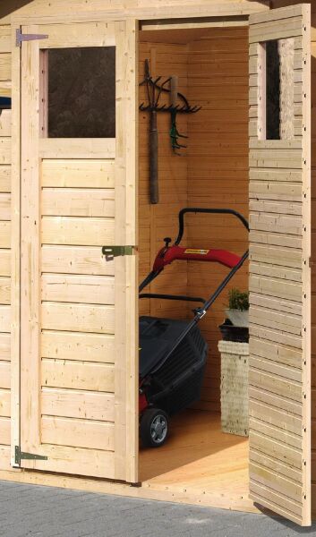 Karibu Gartenhaus DANA naturbelassen 14mm Wändstärke