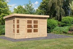 Karibu Gartenhaus KASTORF 7 naturbelassen 28mm...