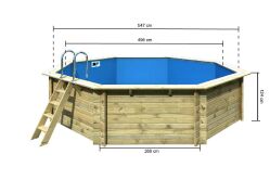 Karibu Pool Modell 3 Variante A Poolgrundkörper...