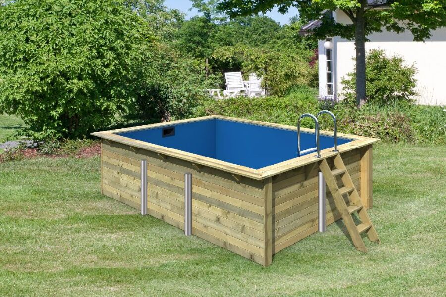 Karibu 44mm Rechteck Pool Modell Größe 2