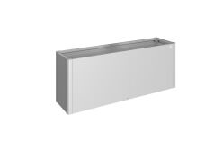 Biohort HochBeet Gr. 2x0,5 silber-metallic 201 x 53 x 77