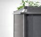 Biohort Schneckenschutz für HochBeet 1,5x1,5 silber-metallic