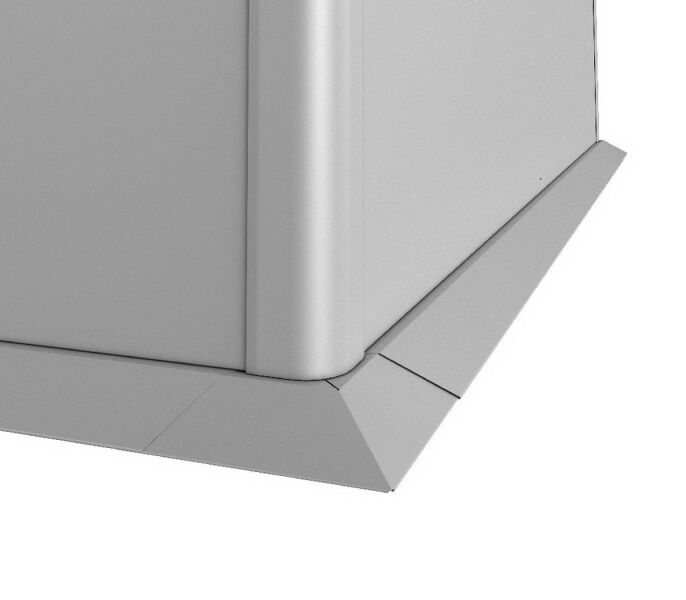 Biohort Mähkante 2x0,5 silber-metallic