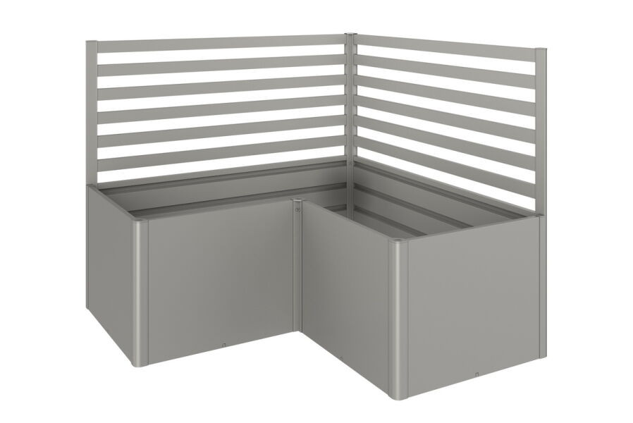 9003414164536 - Rankgitter BIOHORT Rankhilfen grau (quarzgrau metallic) Deko für biohort HochBeet L2x1