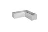 Biohort Pflanzbeet Belvedere MINI Gr. L150 silber-metallic 152 x 152 x 45 cm