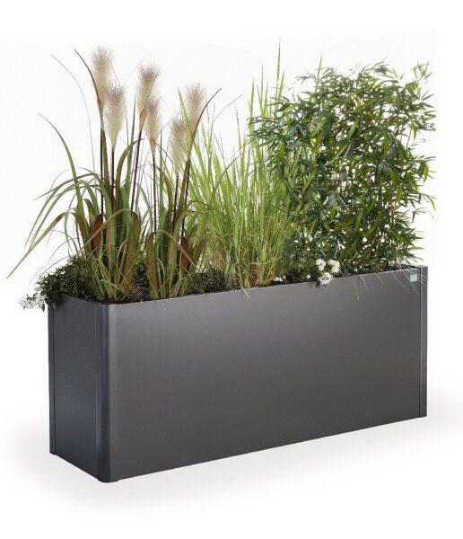 Biohort Pflanzbeet Belvedere MAXI Gr. 200 dunkelgrau-metallic 201 x 53 x 77 cm