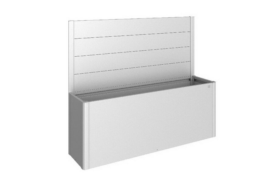 Biohort Sichtschutz zu Pflanzbeet Belvedere (1Stk) ohne Acrylglas Gr. 200 silber-metallic
