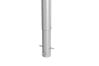 Biohort Steher/Pfosten Für Sichtschutz zum Einbetonieren 180 cm höhenverstellbar silber-metallic