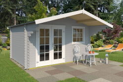 Gartenhaus ORLANDO 40; 380 x 280 cm; 40 mm Blockbohlen;...