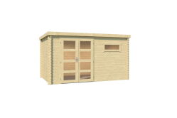 Lasita Maja Gartenhaus AUGUSTA 400 x 250 cm; 28mm Blockbohlen