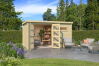 Lasita Maja Gartenhaus AUGUSTA 400 x 250 cm; 28mm Blockbohlen