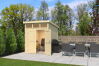 Lasita Maja Gartenhaus KIBO 2 200 x 250 cm; 28mm Systembohle