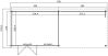 Gartenhaus RENO 780 x 295 cm, 28 mm, natur / farbig