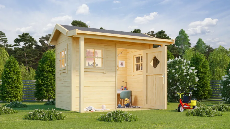 Kinderspielhaus Pingo im Garten