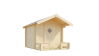 Kinderspielhaus PINOCCHIO 180x180 cm, 19mm Wandstärke, inkl. Boden und Terrasse