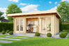 Gartenhaus DORSET 73, 500x270 cm, 70mm Blockbohlen, inkl. Boden und ISO-Verglasung
