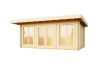Gartenhaus DORSET 73, 500x270 cm, 70mm Blockbohlen, inkl. Boden und ISO-Verglasung