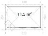 Pavillon MELANIE 11,5 m2