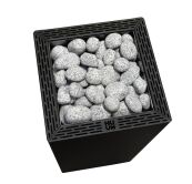 Saunaofen HUUM CORE BLACK 10,5 kW SPARSET inkl. UKU Steuerung Local, Steine