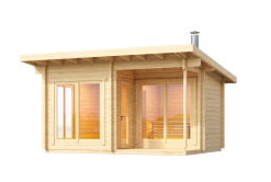Saunahaus HAGEN MINI PLUS ISO 463 x370 cm; 70mm...